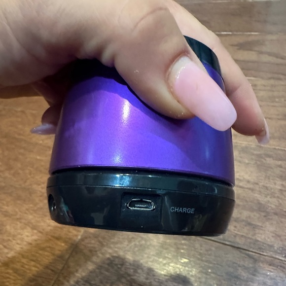 Jam Rechargeable Bluetooth Portable Purple Wireless Speaker Audio 5V - Picture 3 of 6
